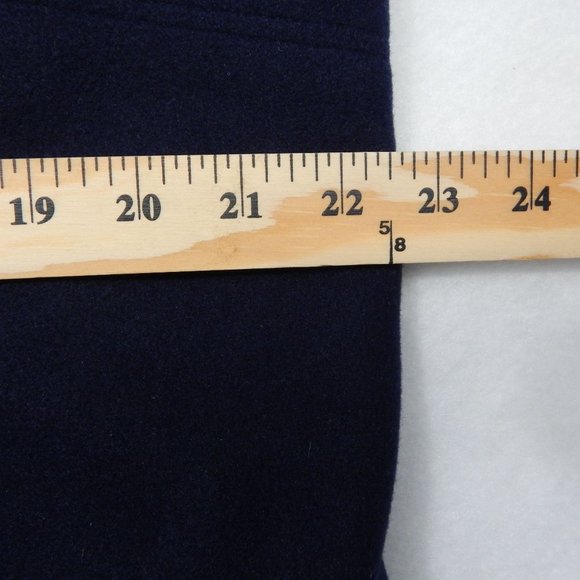 Pea Coat Women's Mid Length Navy Blue Double Button Wool Size XXL - Picture 13 of 13